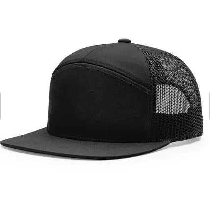Ruidong Breathable Lightweight Nylon Waterproof Sports Hat Quick-drying 5 Panel Curved Brim Sports Cap