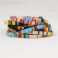 Go2boho Summer Jewelry for Women Miyuki Tila Bead Bracelets 2021 Fashion Beach Jewellery Colorful Bracelet Stretch Tile Bracelet