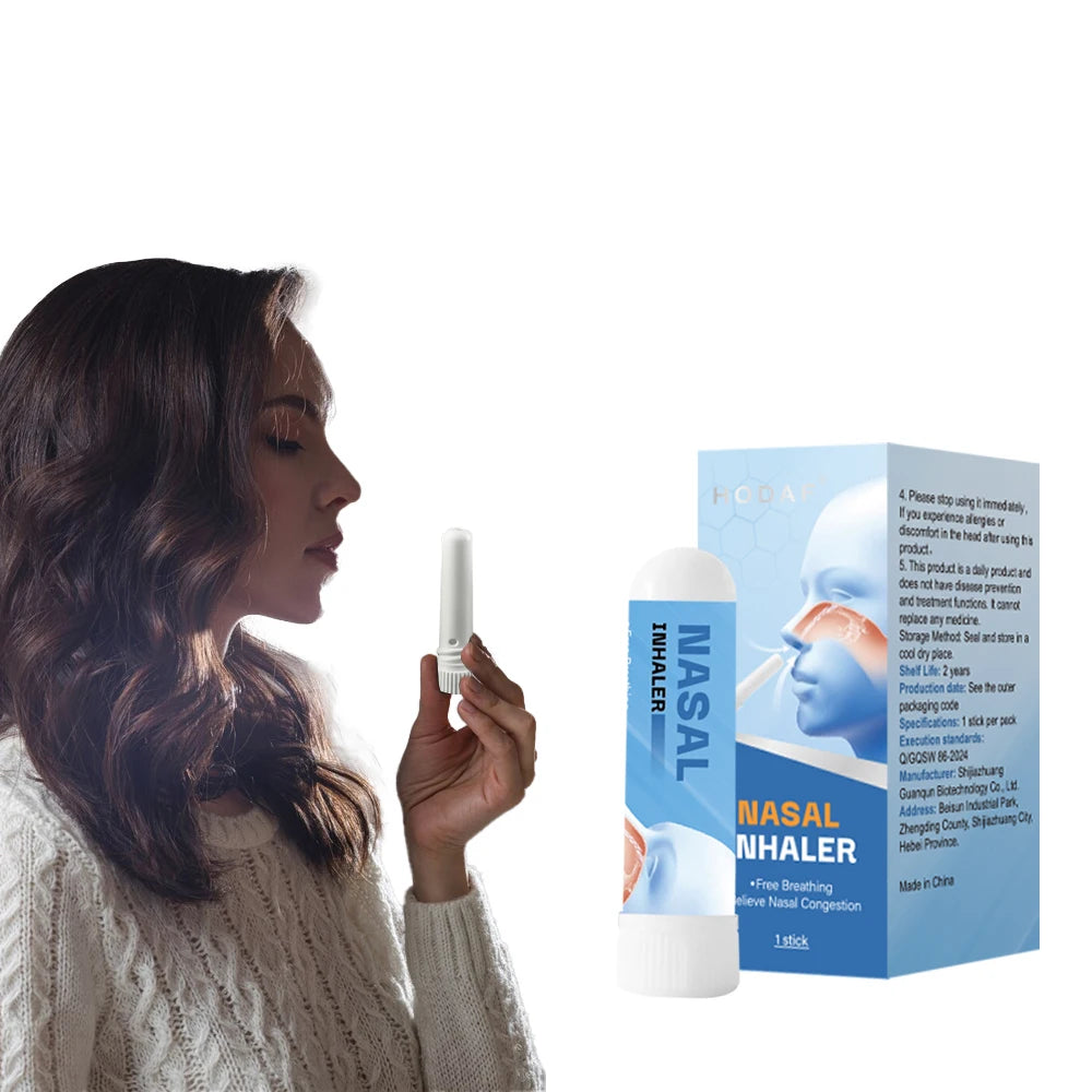 Aromatherapy Essential Oil Nasal Inhaler With Polyester Wick for Essential Oil Nasal Inhaler