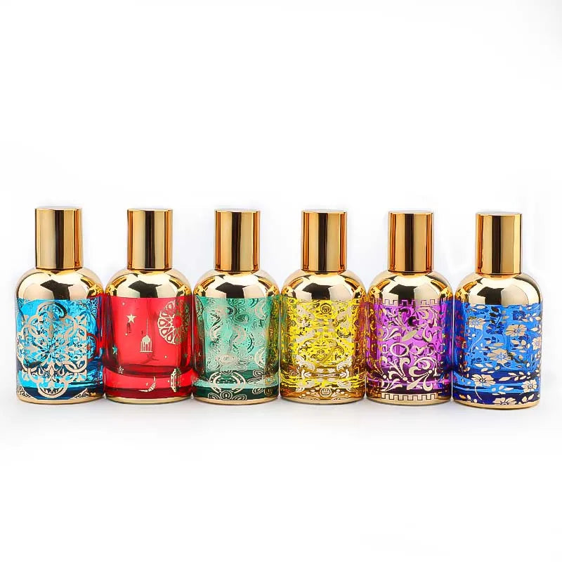 Spot High-end Exquisite 50ml Perfume Wholesale Bayonet Glass Bottle Sub-bottle Customizable Perfume Spray Bottle