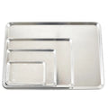 OMAKE Disposable Aluminum Square Pan Oven Safe Rolled Edges Galvanized Eco-Friendly 1.2mm Thick 18x26 Inches Custom Logo Baking
