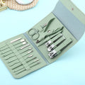 Factory Price 16pcs Nail Cutter Set Stainless Steel Nail Clippers Set With Folding Bag Manicure Cutter Kits Scissors Beauty Tool