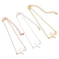 Titanium Steel Plane Charm Bracelets Girls Cute Airplane Chain Adjustable Outdoor Travel Jewelry Women Accessories