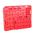 Wholesale PVC Sorting Block Board Shielding Plate Red Pigs Print Fence Panels Baffle