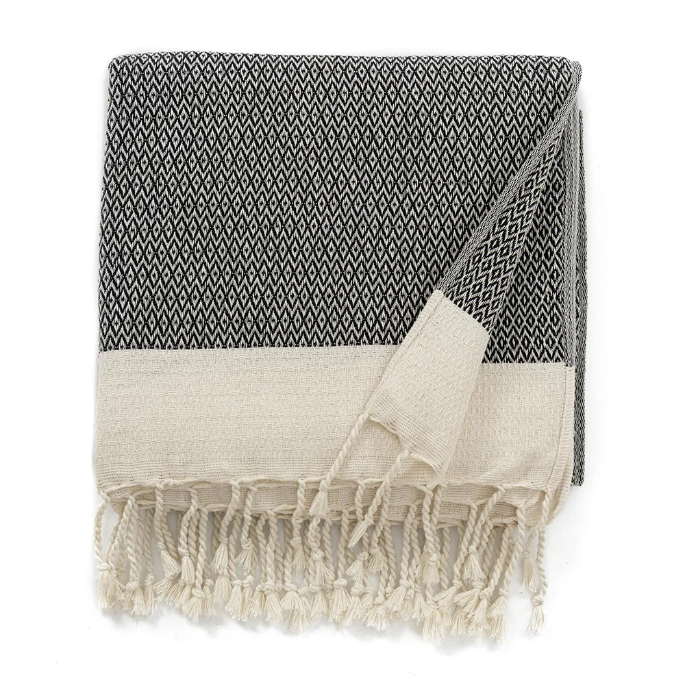 Wholesale Large Size 125*180CM Fleece Plain Style Soft Comfortable Eco-Friendly Anti-Static Quick Dry Cotton Throw Blanket 100%