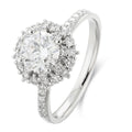 IGI GIA Certified Platinum Lab Diamond Wedding and Engagement Ring Luxury Collection for Women