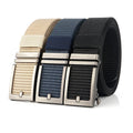 Wholesale Outdoor Men's Ratchet Tactical Belt 1.25" Nylon Web Work Belt with Automatic Slide Buckle Adjustable Trim to Fit