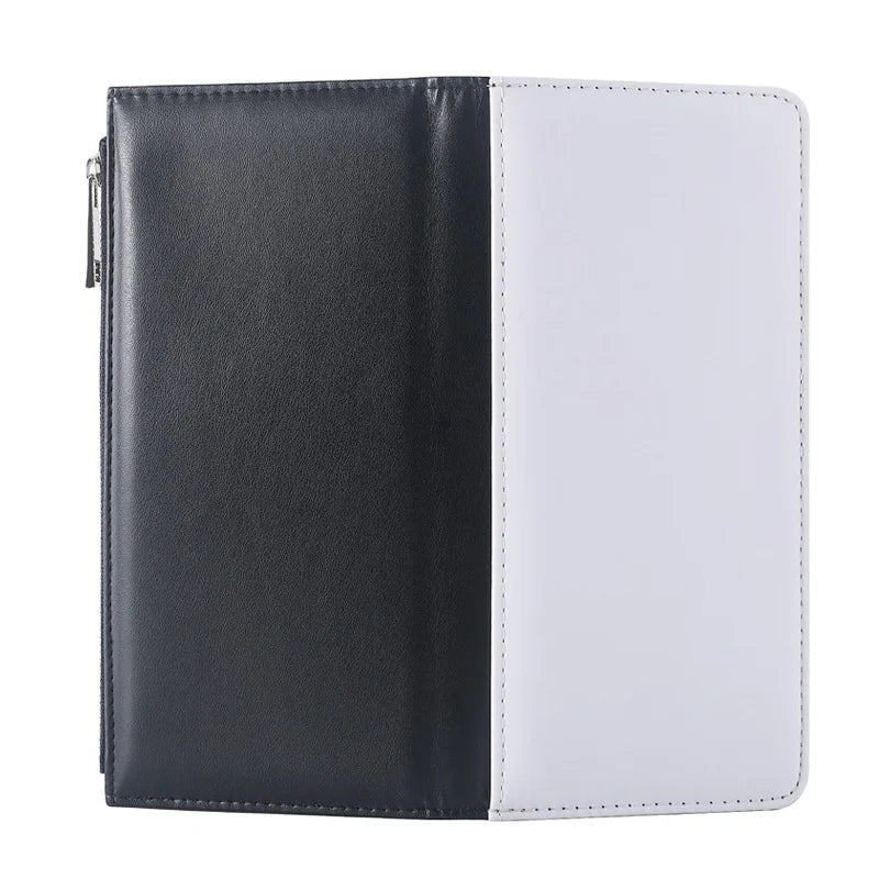 Factory Price Heat Transfer Diy Printable PU Leather Wallet Blank Sublimation Zipper Long Purse