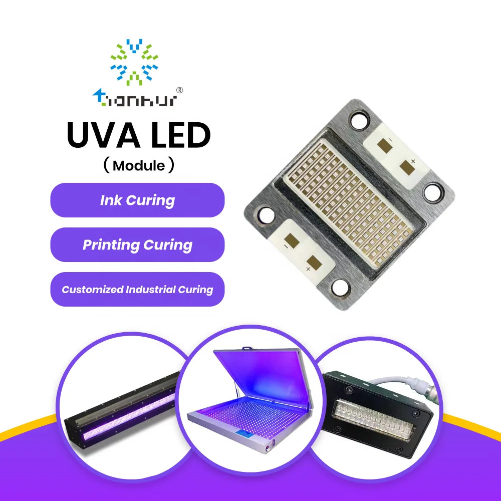 Seoul Viosys 365nm UV LED Chip SVC SMD3535 High Power 3W 367nm UVA LED Diodes Chip for Curing Fluorescence Photography Security