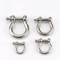 SS304 Types of Bow Shackle U.s Drop Forged d Shackles Quick Link