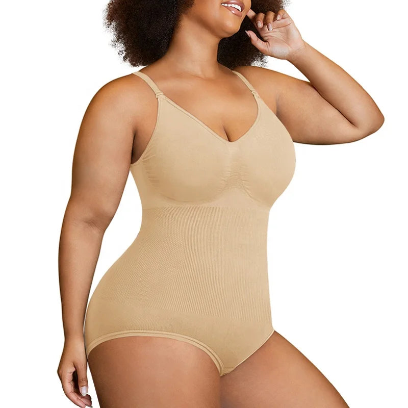 Slimming Colombianas Shapewear for Women Seamless Body Shaper Tummy Control Bodysuits Plus Size Shapers