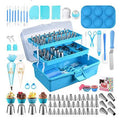 Cheap 236pcs Decorating Supplies Cake Tool Kit Cake Decorating Mold Cake Baking Decorating Accessories Tool Set with Storage Box
