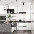 White Glitter Glossy Waterproof Contact Paper Self Adhesive Pvc Vinyl Wallpaper Roll for Cabinet Countertop Furniture Kitchen