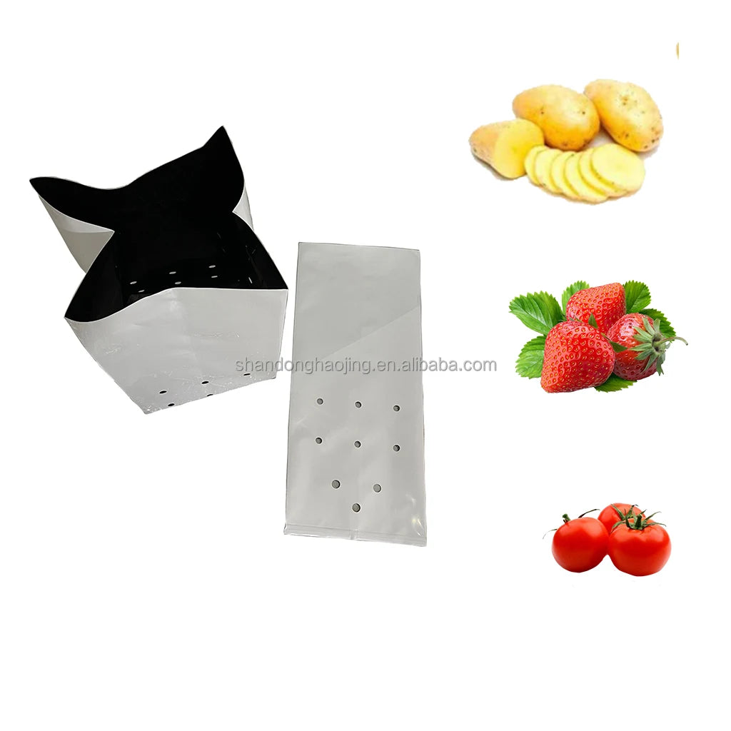Wholesale Economical Durable Reusable UV Durable 50-150 Micron Thick 1/2-30 Gallon Rectangular/Square White Black Grow Bags