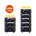 10000 Cycles 10kwh 15kwh 50kwh 48V/51.2V 200-1000Ah 10-30kW LiFePO4 Solar Lithium Batteries Bateria Kits 300Ah 400Ah 15kW