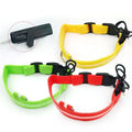 Nylon USB Rechargeable LED Dog Collar Glowing in the Dark Luminous Flashing Light Classic Eco-Friendly for Pet Night Safety