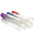 Yo Li O Clear Spiral Shape Glass Deodorant & Perfume Bottles Cap Brush Roll-On Glass for Portable Cosmetic Packaging