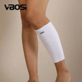 VBOSI Factory Price White Adjustable Breathable Shin Brace Calf Compression Sleeve Footless Compression Socks for Shin Splint MegaBDM