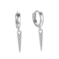 2025 Drop Earrings 925 Sterling Silver CZ Geometric Luxury Dangle Hoops for Women Girl  Fine Jewelry Set Gift Wholesale