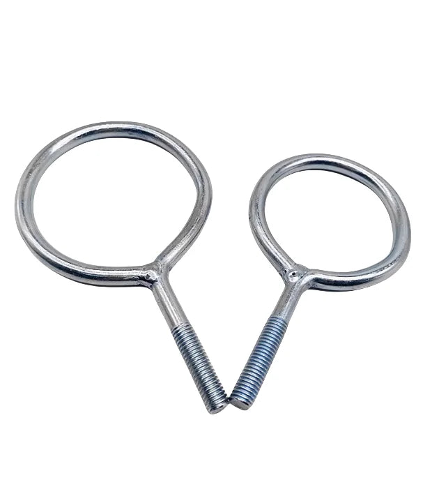 M6 Galvanized Weld Eye Bolt Set Screws 70mm Length Sheep Eye Bolt