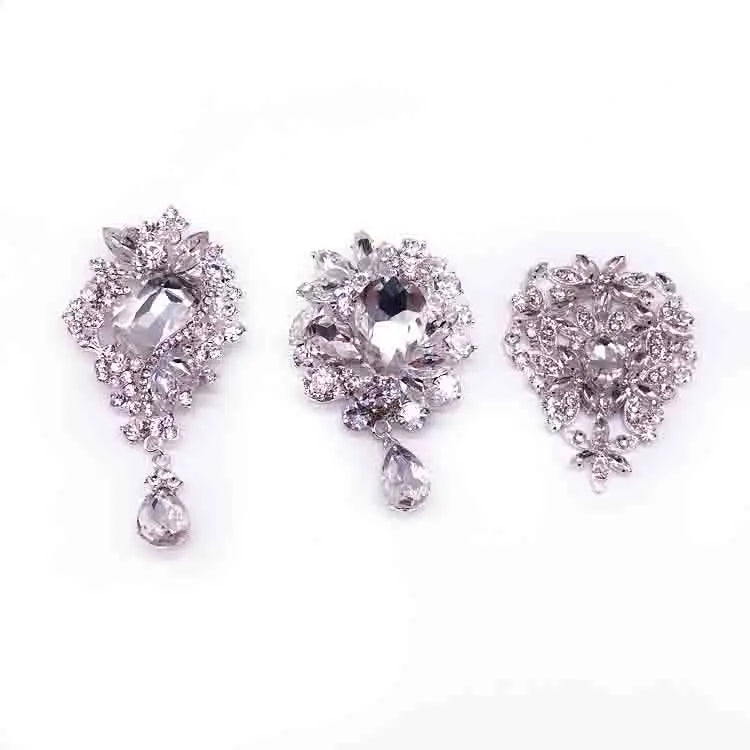 Fashion Design Rhinestone Brooch Wedding Garment Crystal Brooch Women Accessories Brooches