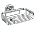 Wall Mounted Chrome 304 Stainless Steel Soap Basket Soap Holder for Bathroom Hotel Soap Dish