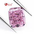 Custom Made Special Fancy Radiant Cut Light pink Cz Gems Rectangle Octagon 4K Crushed Ice Cubic Zirconia
