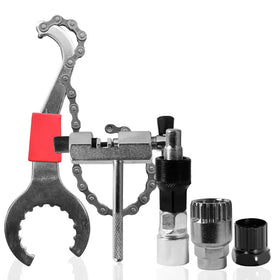 5 in 1 MTB Bicycle Repair Tool Box Set Freewheel Crank Remover Bicycle Repair Kit Tool