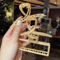 Metal Hair Clip Pins  Hair Accessories Matte Korean Hair Clip Alloy Hairgrips Back Head Large Grab Clip