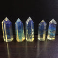 Healing Yellow Crystal Wand Faceted Reiki Chakra Meditation Therapy Home Good Luck Decor Wand