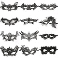 Hot Sale Lace Party Masquerade Mask Women Venetian Masks Mardi Gras Party Mask for Women Girls Costume Cosplay Multi-styles