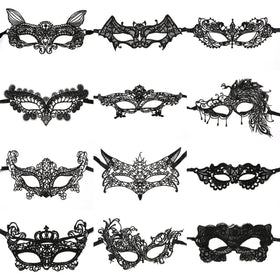 Hot Sale Lace Party Masquerade Mask Women Venetian Masks Mardi Gras Party Mask for Women Girls Costume Cosplay Multi-styles