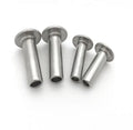 Custom Helmet Rivet Pan Head Semi-Hollow Stainless Steel Rivet for Helmet Hollow Flat Semi Tubular Rivets