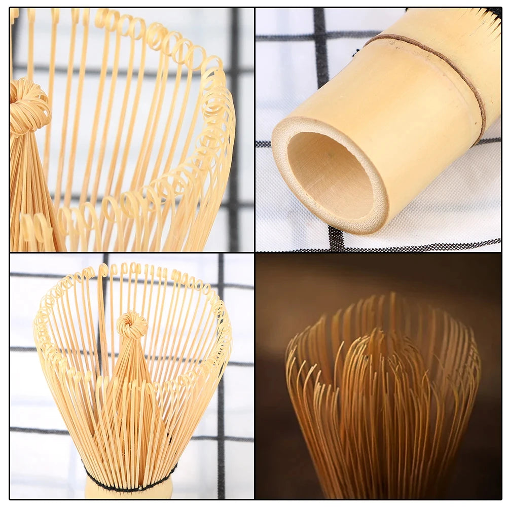 Kitchen Accessories Matcha Green Tea Powder Whisk Teaware Japanese Ceremony Bamboo Chasen Tea Tool Tea Brush