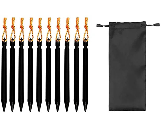 Woqi Camping Equipment Tent Peg Tent Nail High Strength Aluminium Alloy Tent Stakes Y Shape