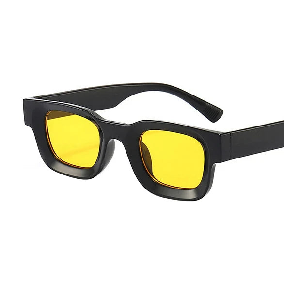 Iazo Small Frame Concave Retro Punk Sunglasses UV400 Lenses Unisex Model 5306 Custom Logo