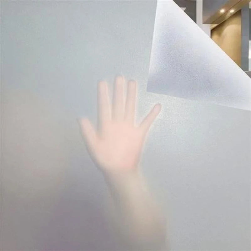 Vinyl Film Frosted Glass Decorative Sticker Waterproof Bathroom Privacy Film