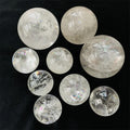 Wholesale Natural Big rainbow clear Quartz Sphere Crystal Gemstone Ball