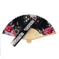 Custom Printed Folding Hand Fan Spanish Wholesale Bridal Bamboo Fans Abanicos De Mano Personalizados Craft Personalized Hand Fan