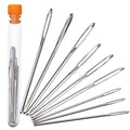 Hot Selling 9pcs/set Large Eye Needles Stainless Steel Leather Sewing Needles DIY Crafts Embroidery Tapestry Hand Sewing