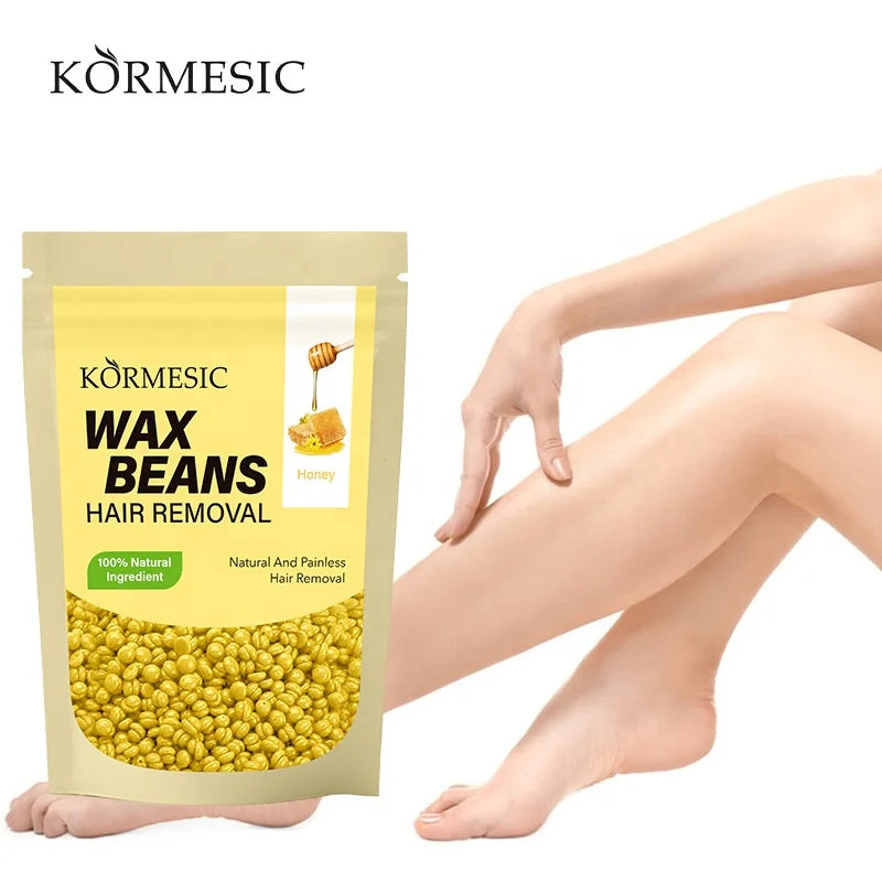 OEM Private Label KORMESIC Painless Body Hair Removal Armpit Hands Legs Hair Removal Waxed Bean