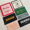 Custom OEKO-TEX High Damask Polyester  Custom Clothing Label