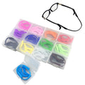 Set of 2 Antislip Silicone Kids Eyeglasses Straps with Sear Hook Eyewear Retainer Accessories