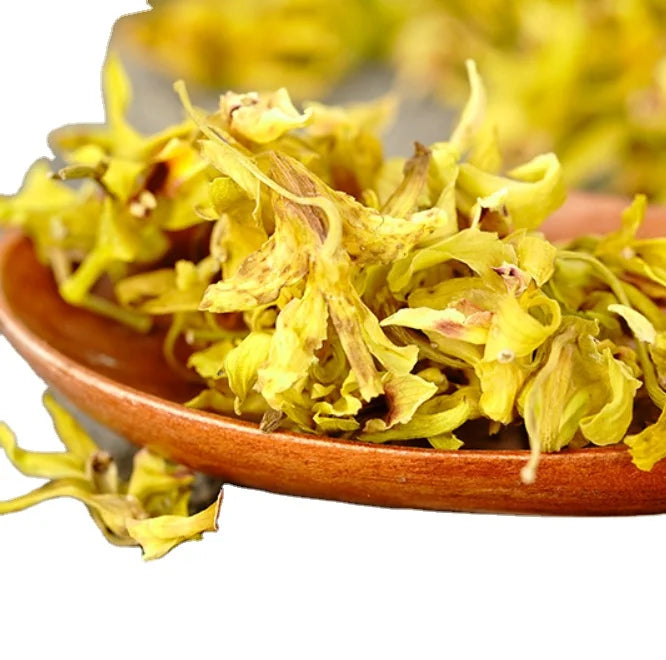 500g Precious Dendrobium Flower Tea Golden Yellow Dried Dendrobium Officinale Flowers for Tea