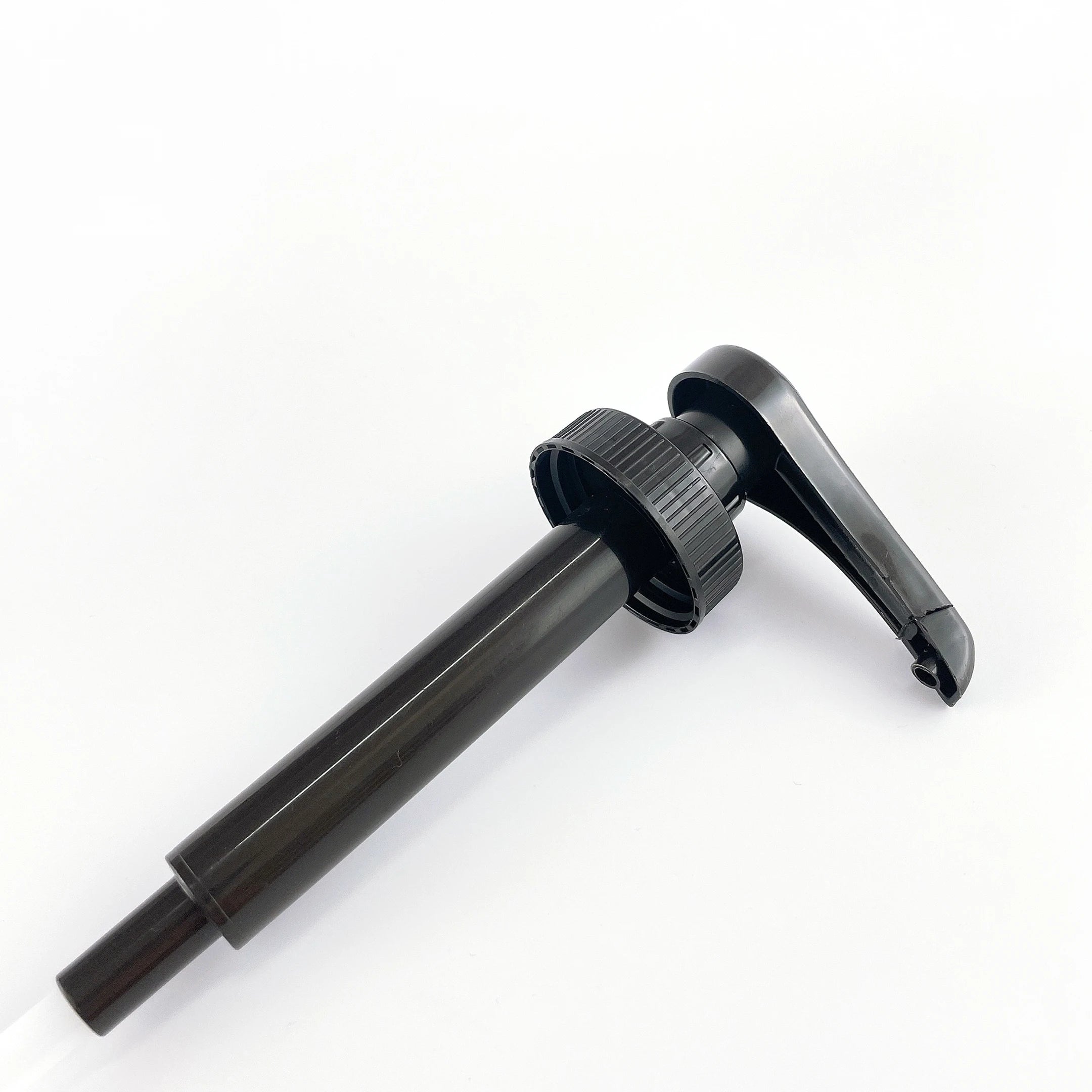 28 400 Gold Black Plastic Long Nozzle Syrup Bottle Stopper Pump Dispenser with Non Spill Feature Fits 25.4 Oz/750Ml Bottles