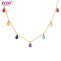 Luxury 100% 925 Sterling Silver Chain Iced Out Color Zircon Sterling Silver Link Chain for Women