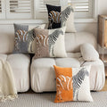 Modern Light Luxury Style Double-sided Jacquard zebra Pillow Cover Sofa Living Room Bedroom Bedside Pillow Cover