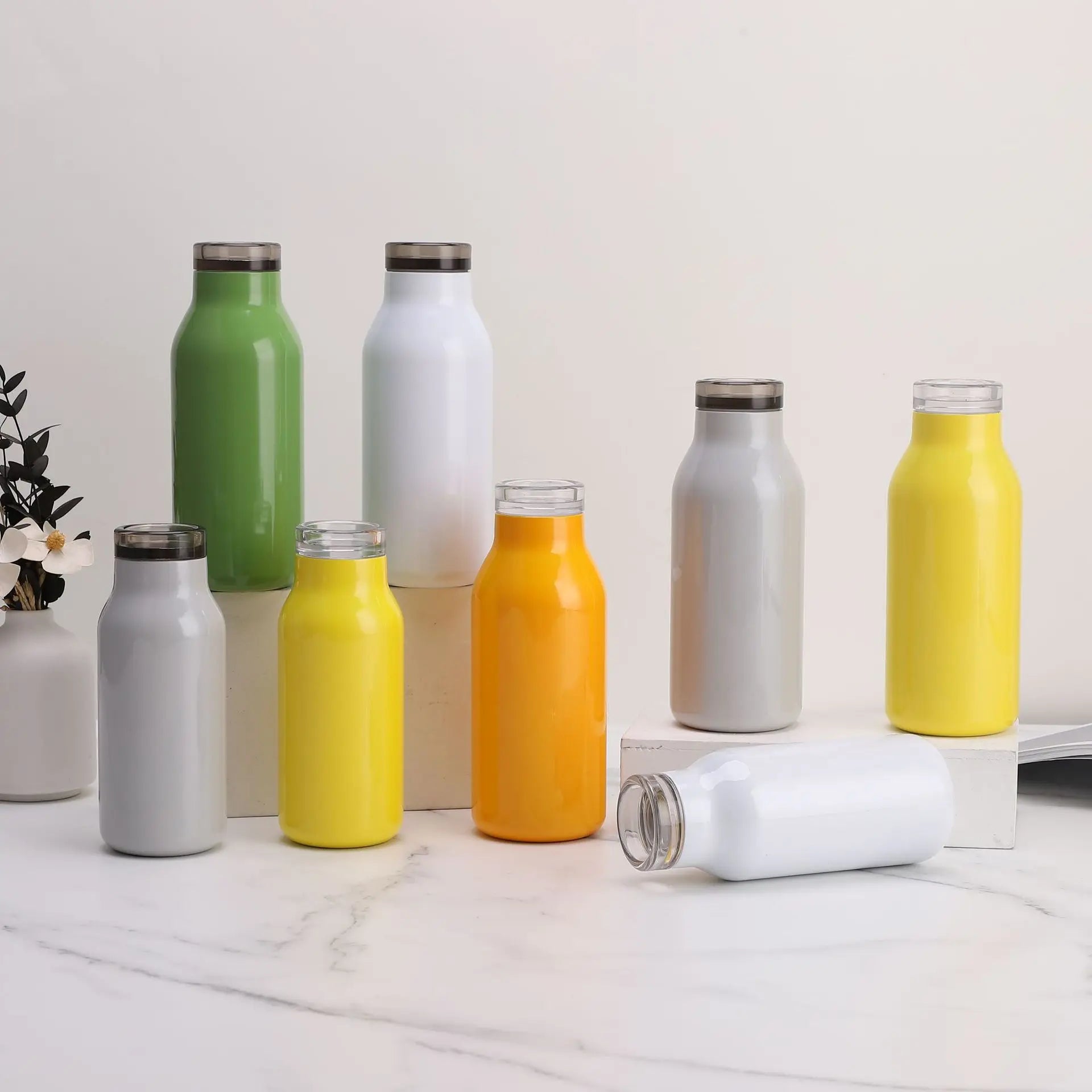 Eco-Friendly 280ML 350ML Vacuum Drink Coffee Cups Outdoor Portable Stainless Steel Water Bottle