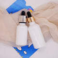 White Porcelain Cylinder 1oz Essential Oil Bottle 30ml