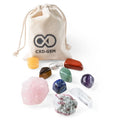 Crystal Healing Meditation Chakra Stone Irregular Tumbled Palm Stone Set 10pcs Home Decoration Natural Love Gemstone Feng Shui